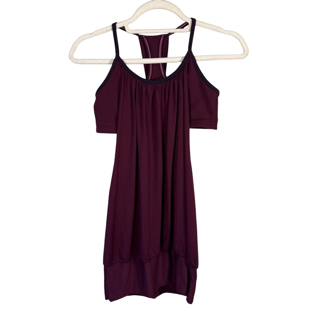 Lululemon No Limits Purple Plum Tank Top Size XS S Activewear Athleisure